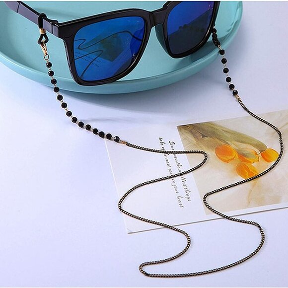 Glasses Strap Beaded Eyeglass Chains Eye Glass Holders Necklaces String Women Ey - Picture 6 of 7